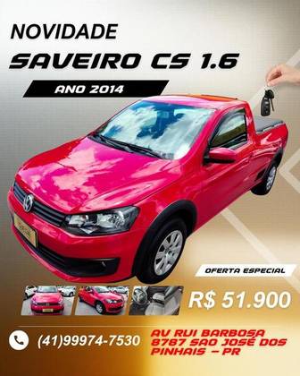 VOLKSWAGEN SAVEIRO 1.6 MI CS 8V FLEX 2P MANUAL G.VI VOLKSWAGEN SAVEIRO 1.6 MI CS 8V FLEX 2P MANUAL G.VI